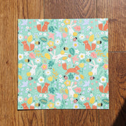 Bunnies and Foxes Floral