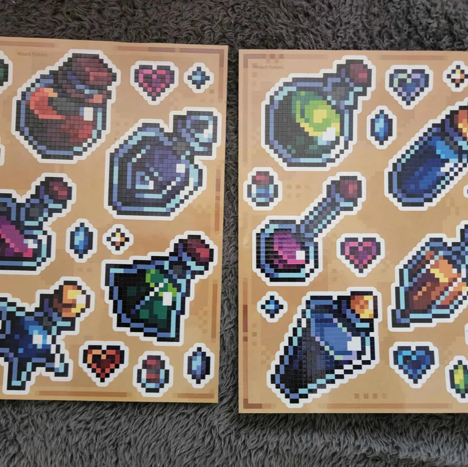 Wizard Potions Sticker Sheet