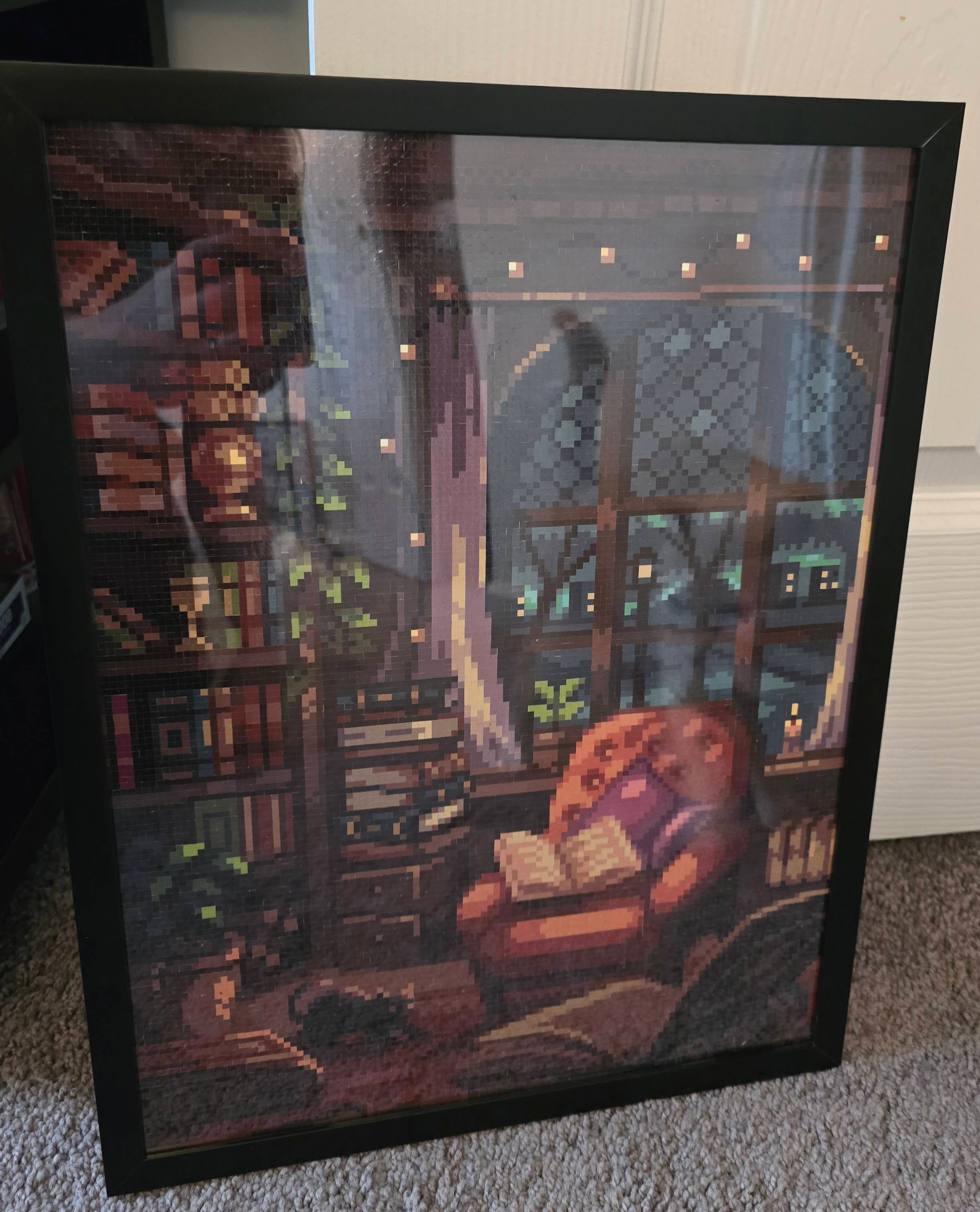 Cozy Library Canvas