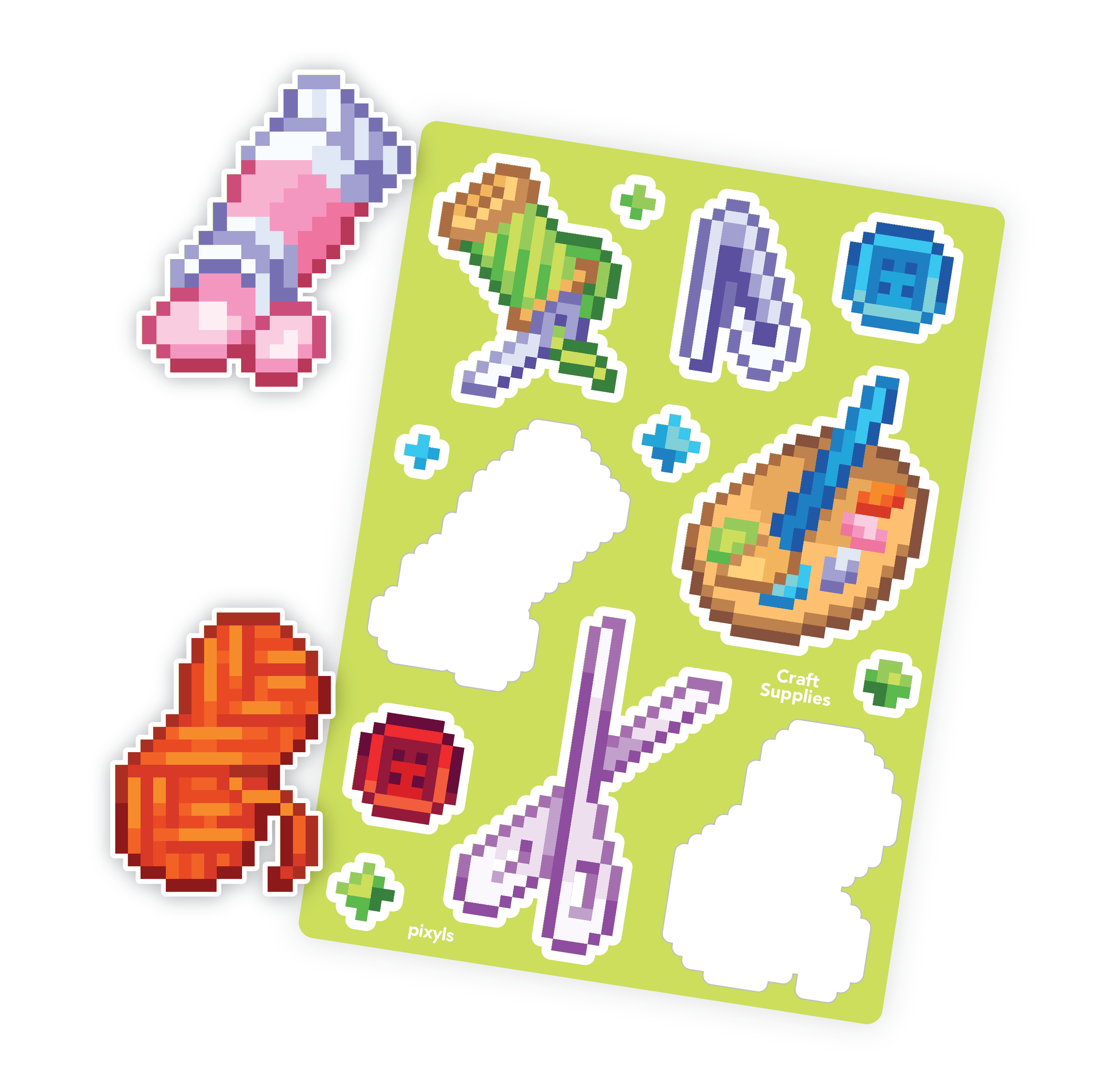 Craft Supplies Sticker Sheet
