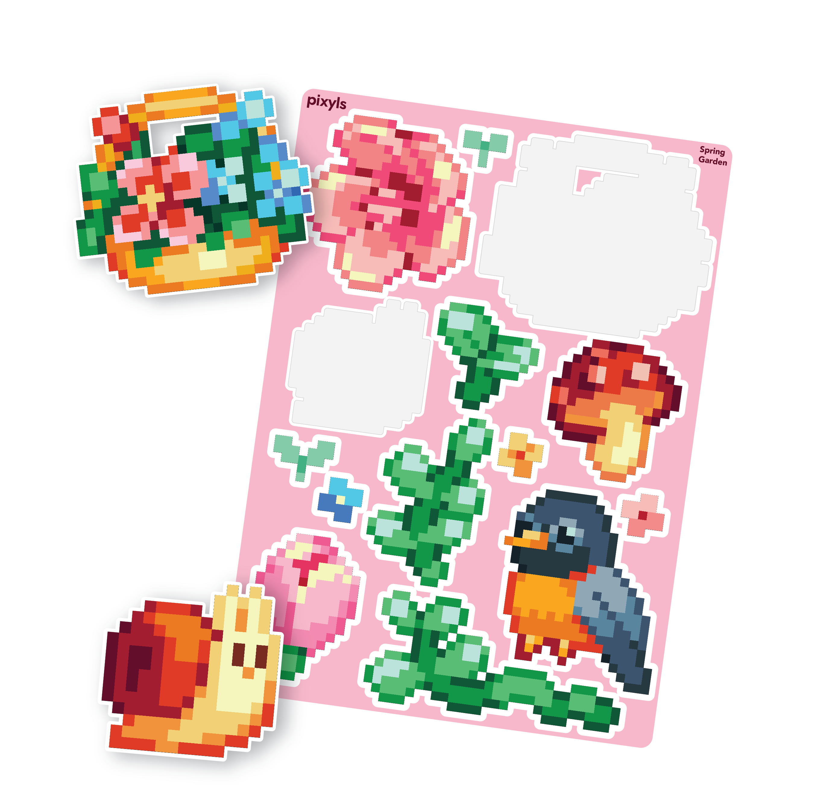Spring Garden Sticker Sheet
