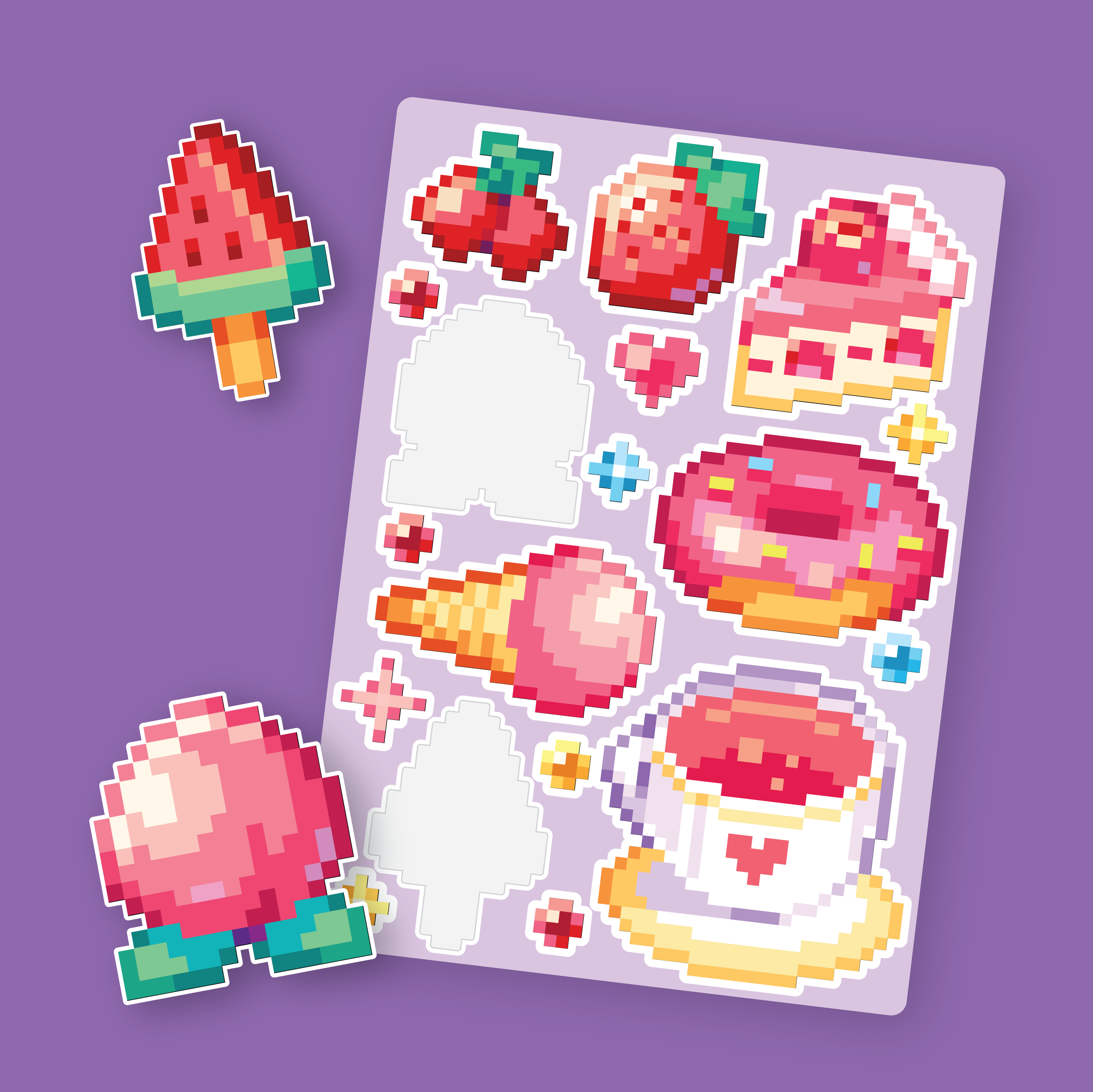 Sweet Treats Sticker Sheet