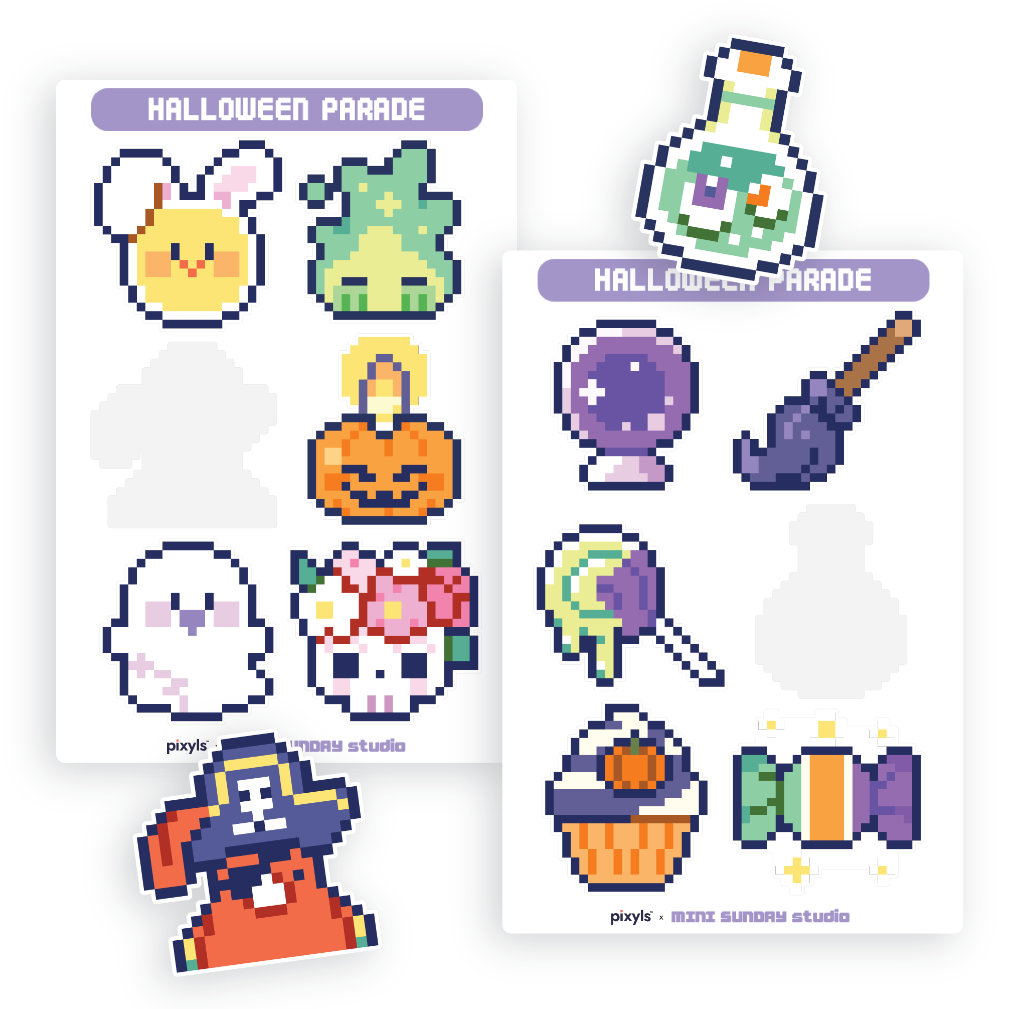 Halloween Parade Sticker Sheet