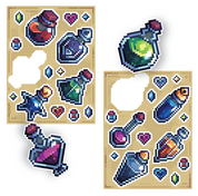Wizard Potions Sticker Sheet