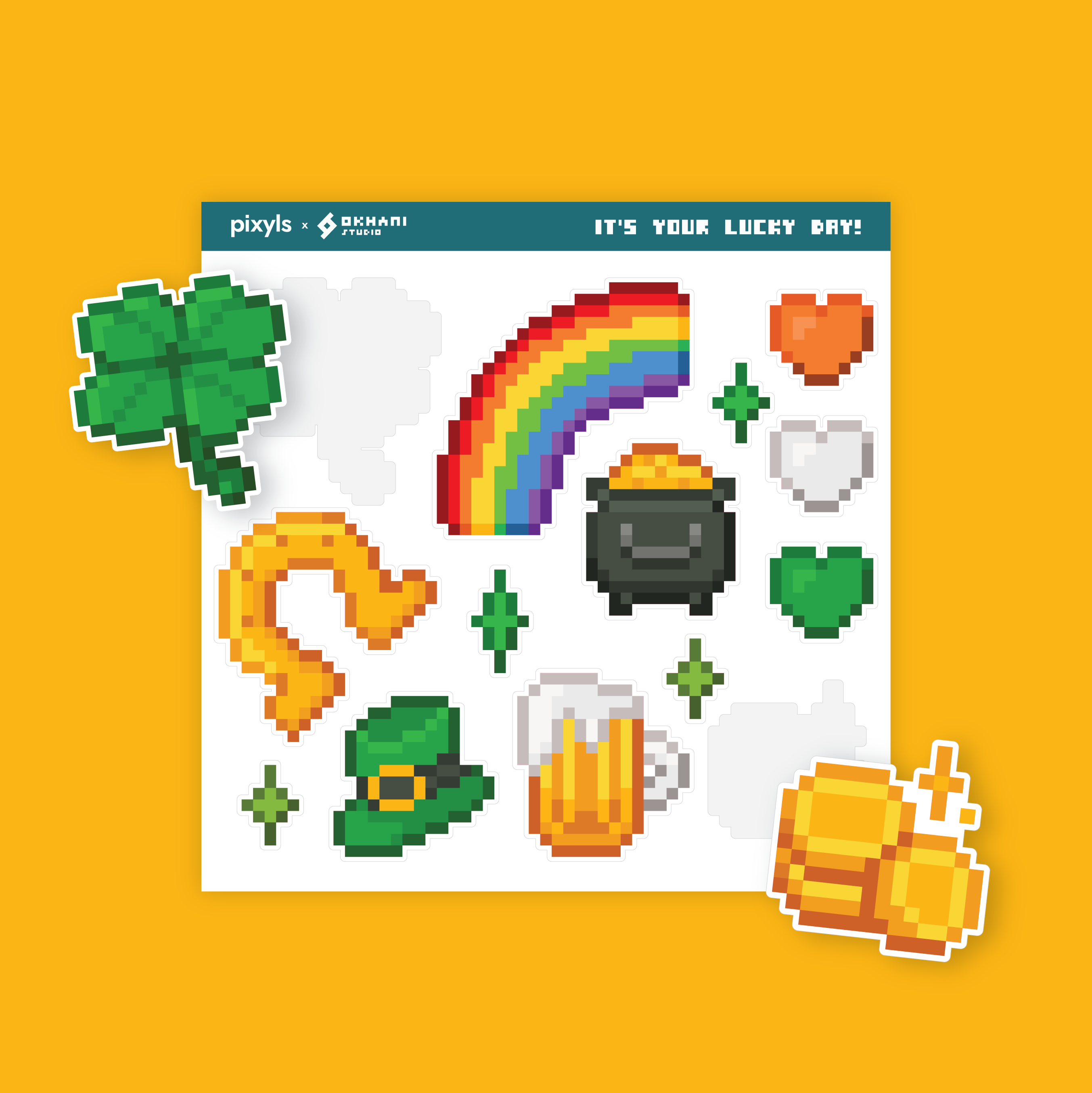 It's Your Lucky Day! Sticker Sheet