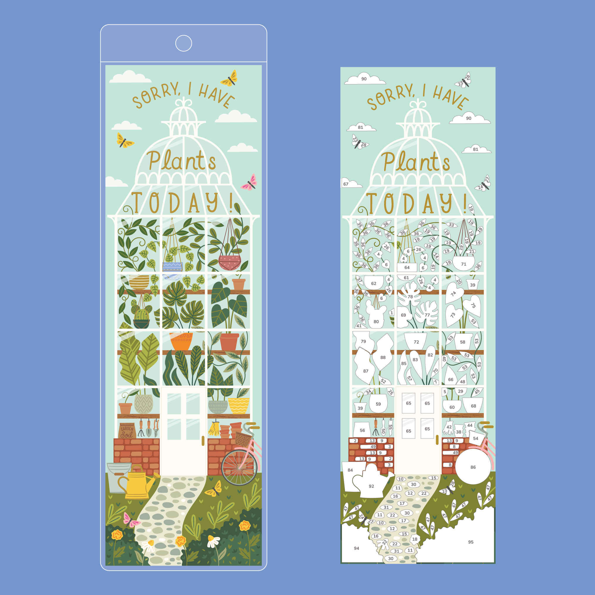 Floral Bookmarks Set