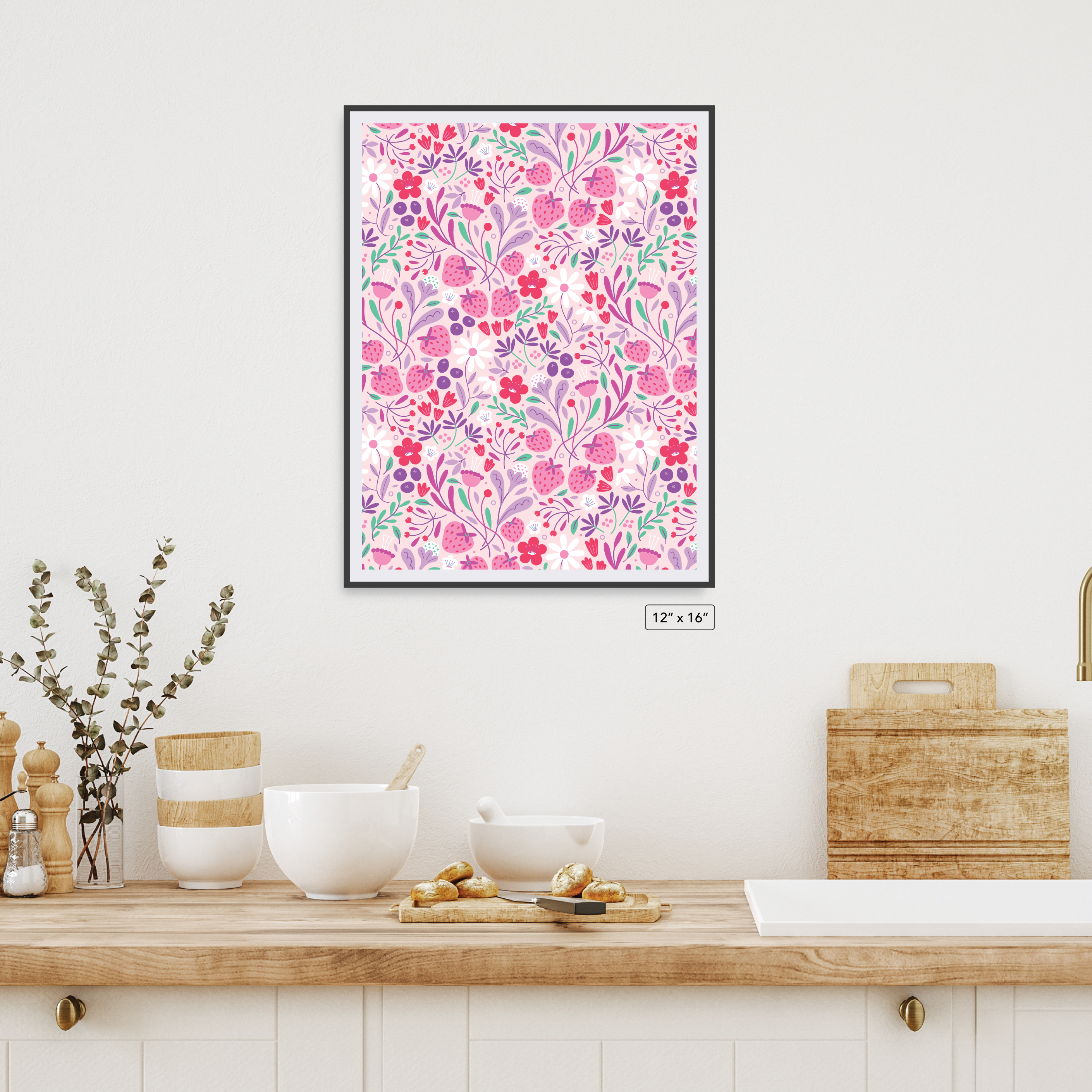 Summer Berries Canvas