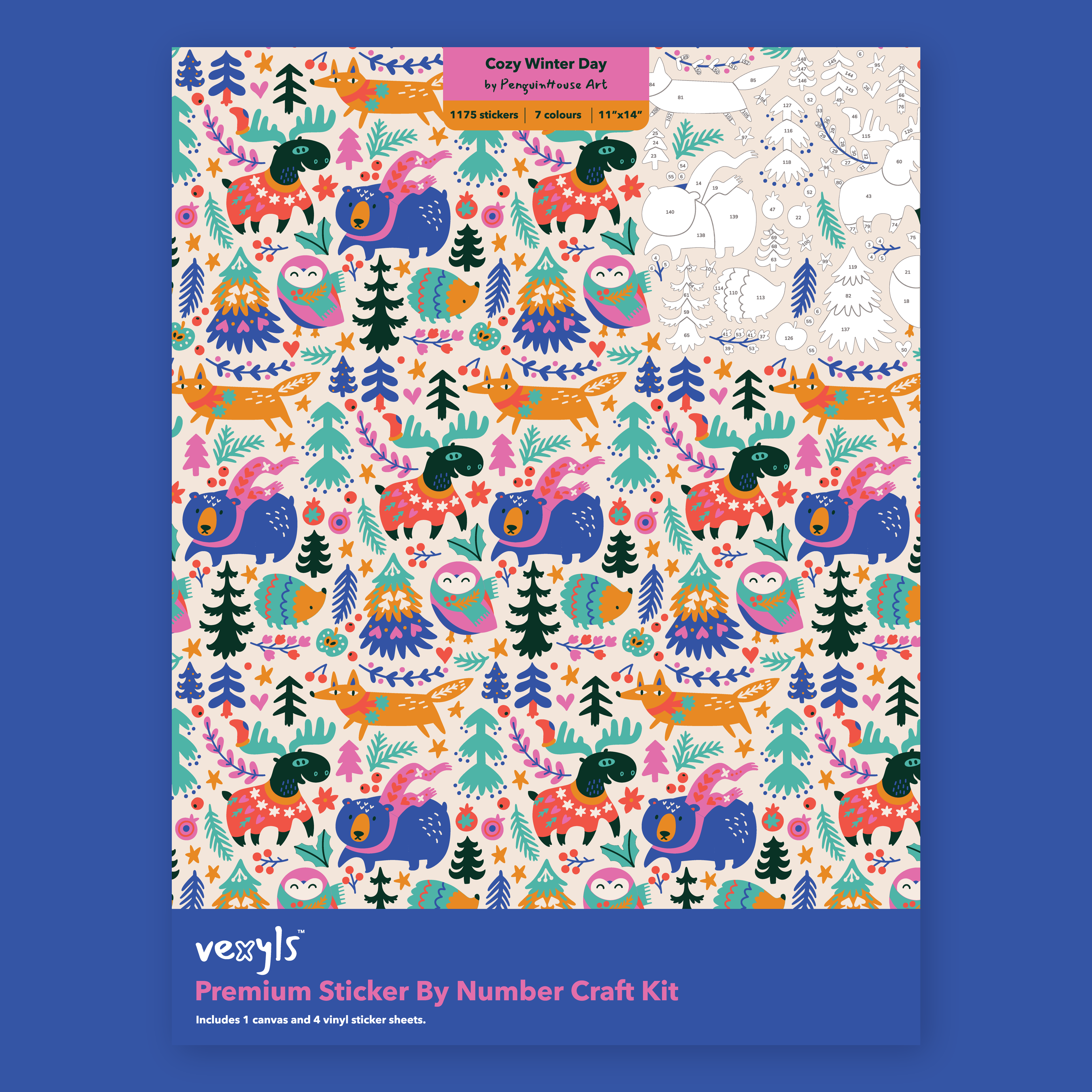 Cozy Winter Day Canvas