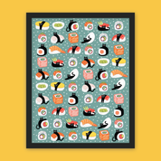 Sushi Cats! Canvas