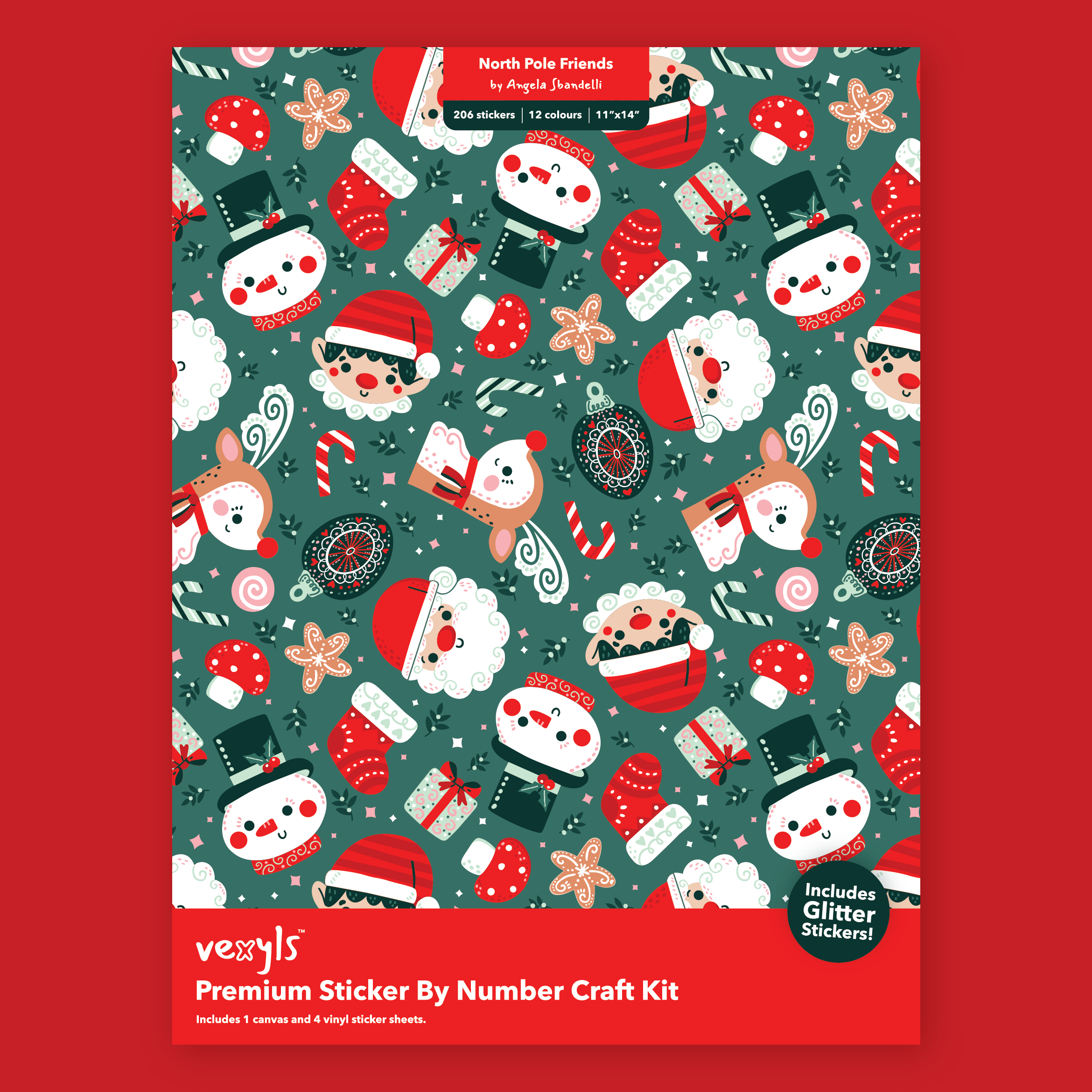 North Pole Friends Canvas