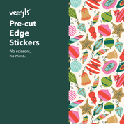 Vintage Christmas Ornaments Canvas