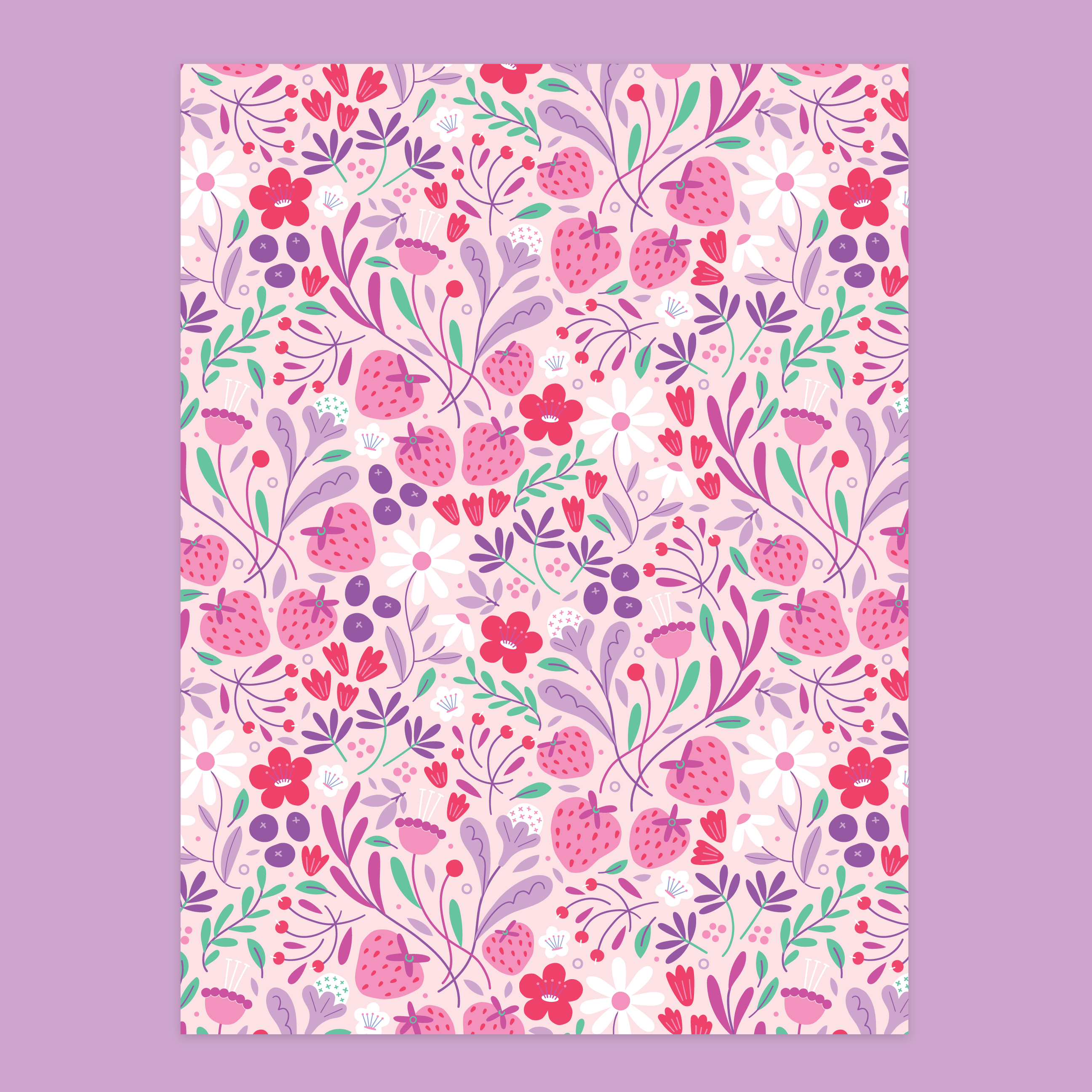 Summer Berries Canvas