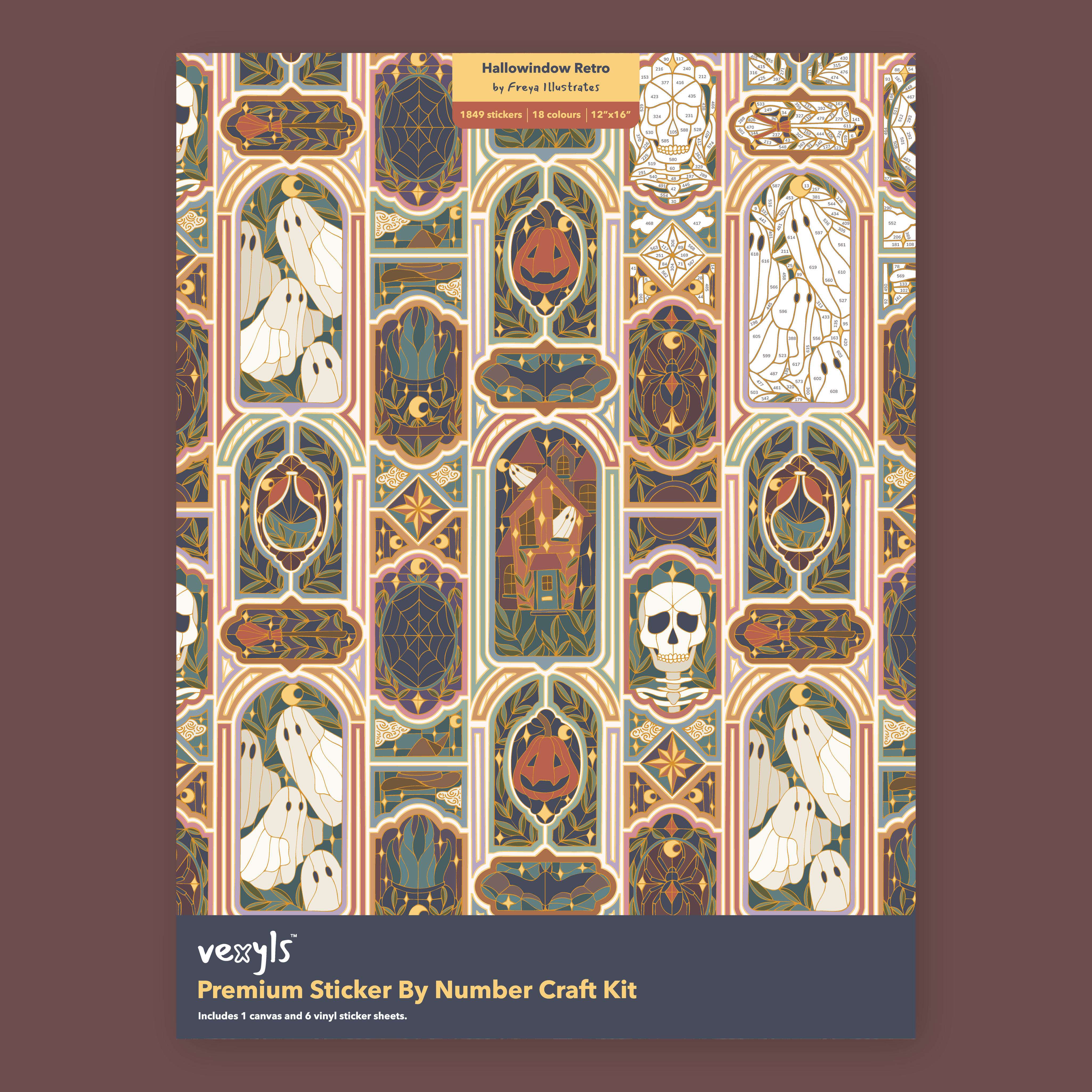 Hallowindow Retro Canvas