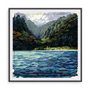 Blowing Off Of The Shore Canvas
