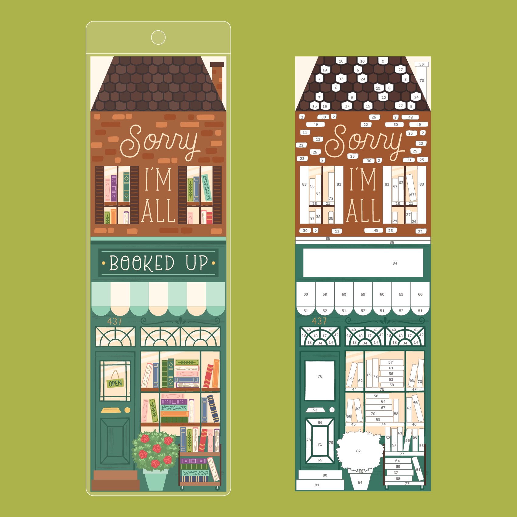 Bookish Bookmarks Set