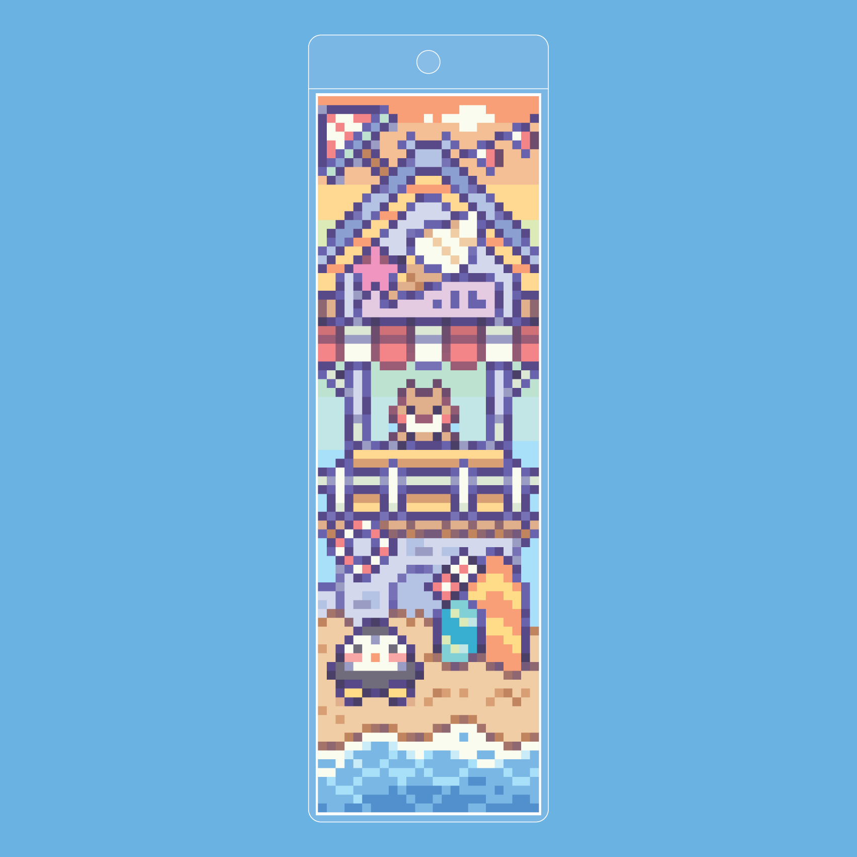 Cute Beach Bookmark
