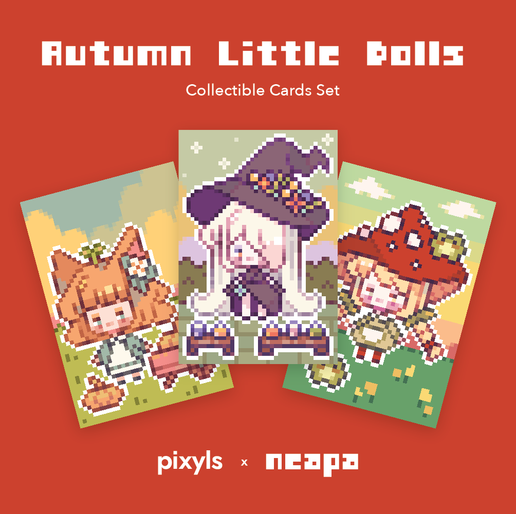 Autumn Little Dolls Collectible Cards