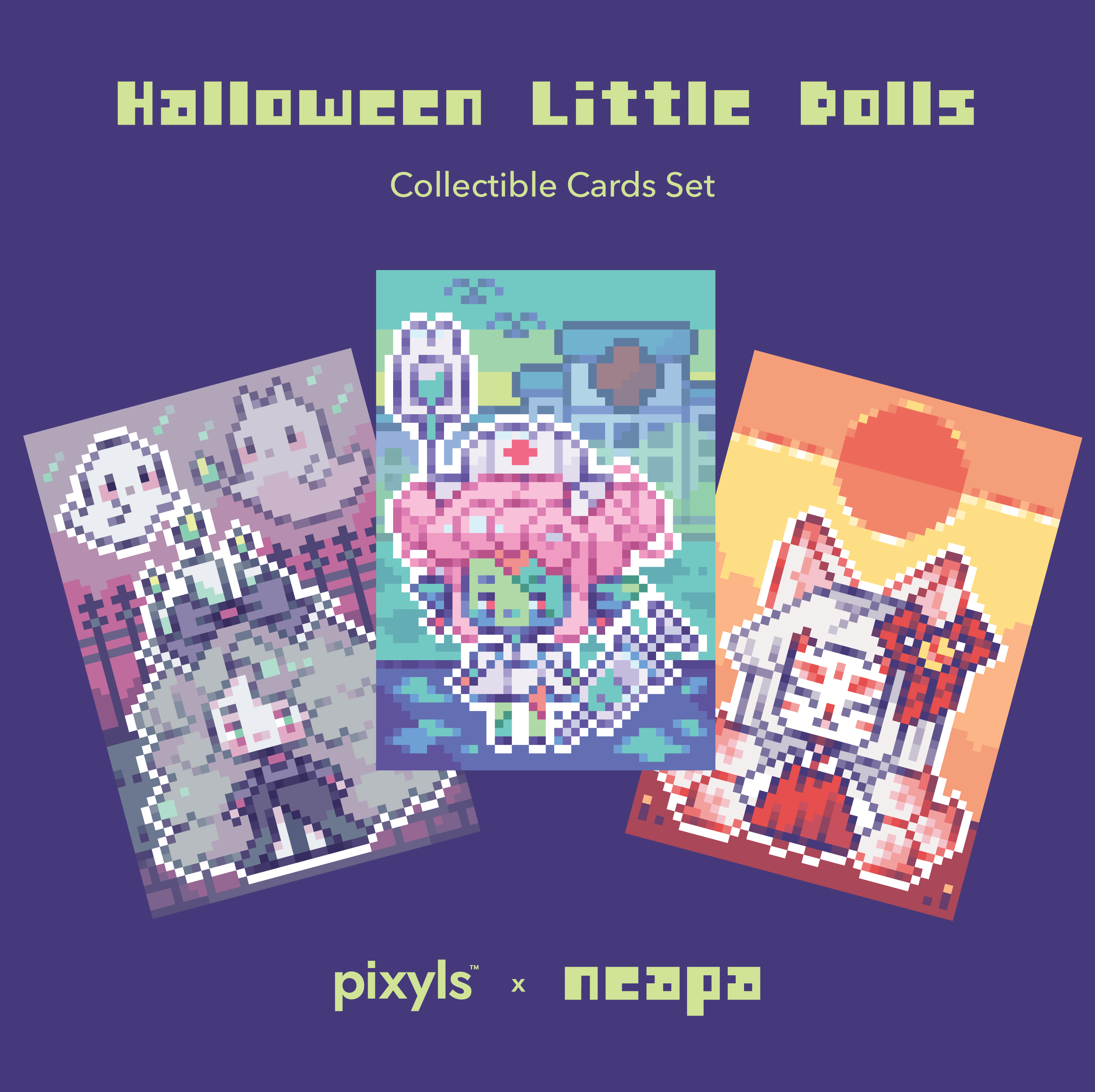 Halloween Little Dolls Collectible Cards