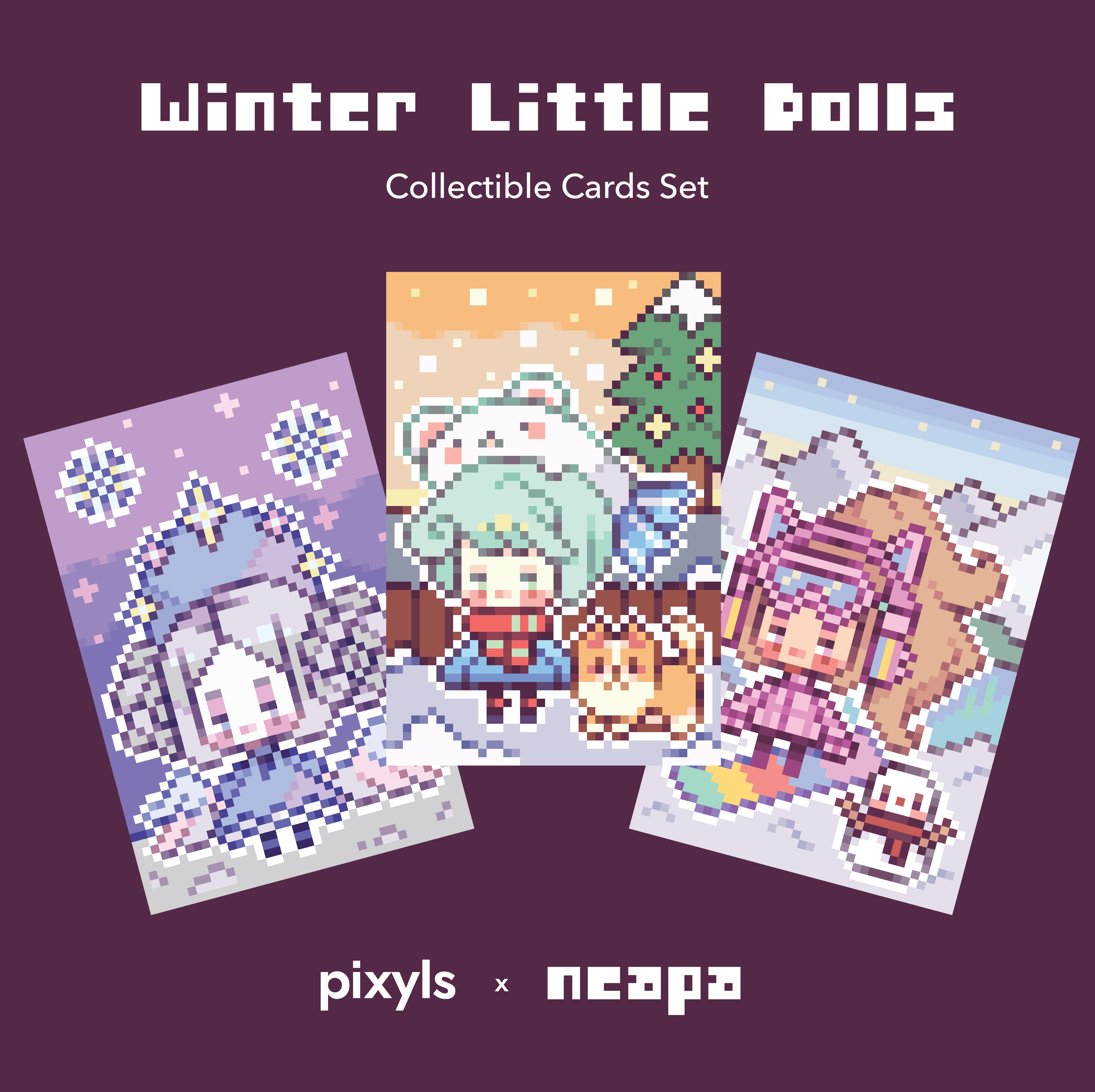 Winter Little Dolls Collectible Cards