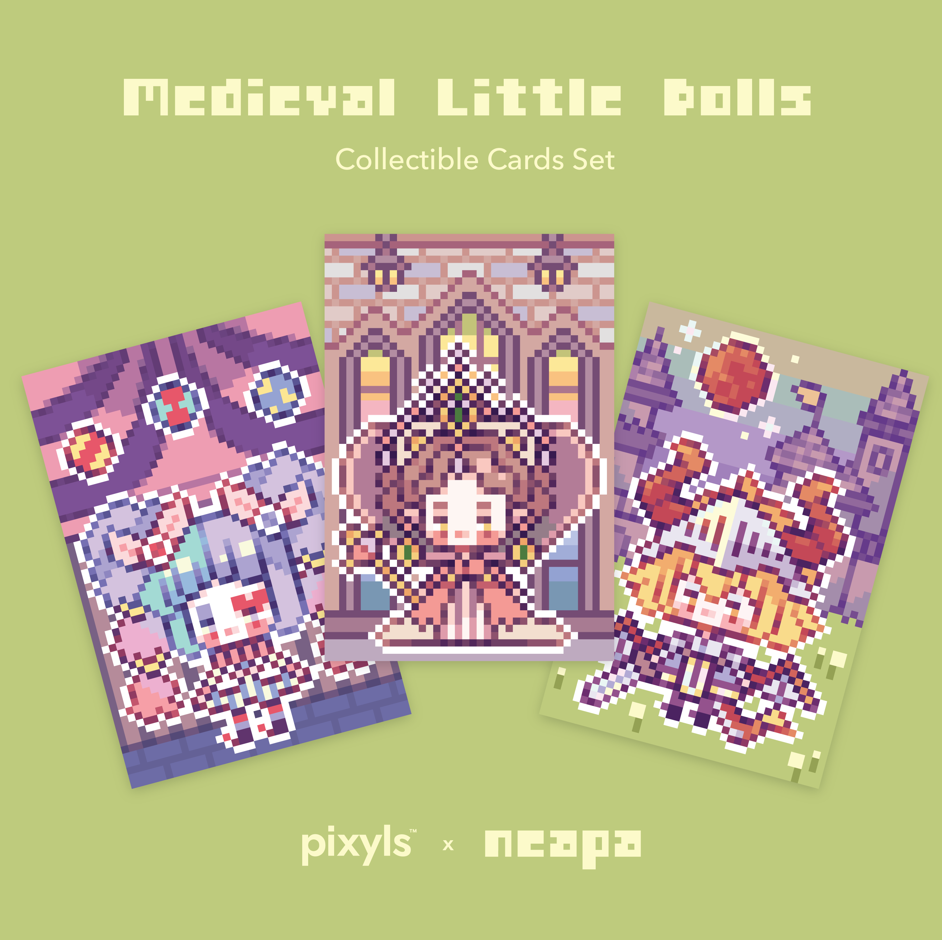 Medieval Little Dolls Collectible Cards