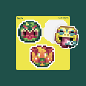 Leaf it to Us Bixyls Sticker Sheet