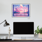 Pink Clouds Canvas