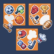 Sports Bixyls Sticker Sheet