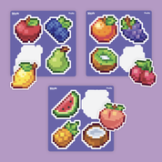Fruits Bixyls Sticker Sheet