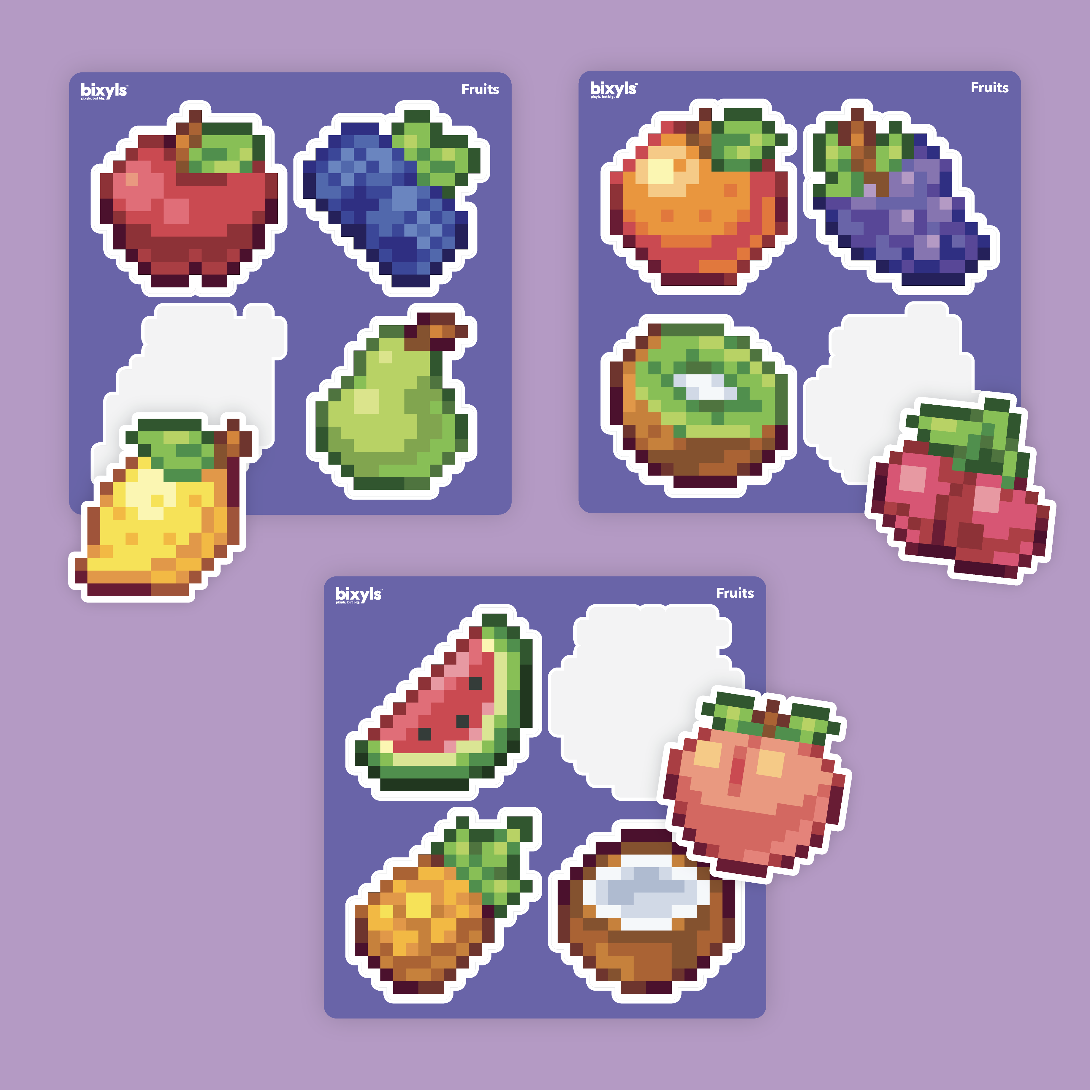 Fruits Bixyls Sticker Sheet