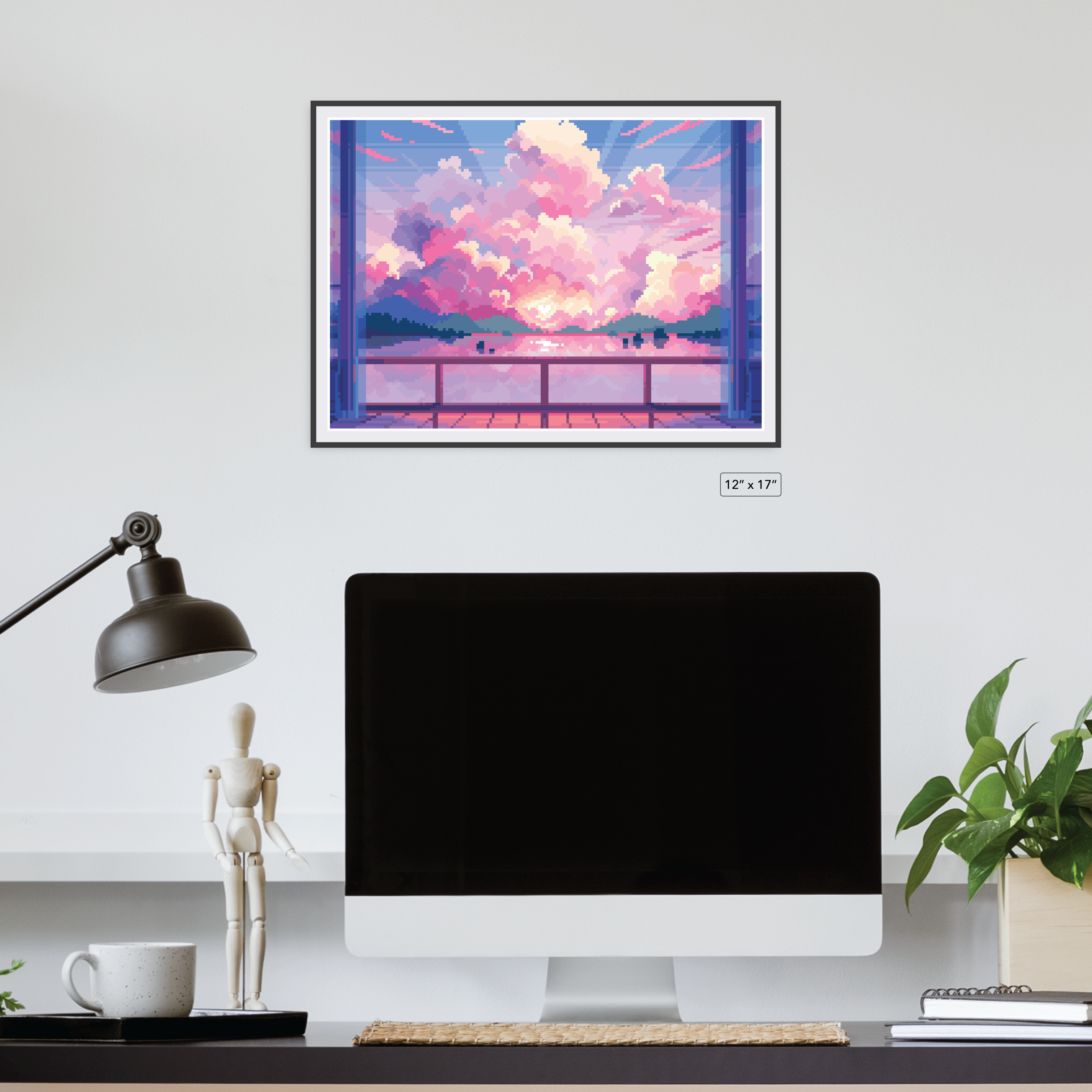 Pink Clouds Canvas