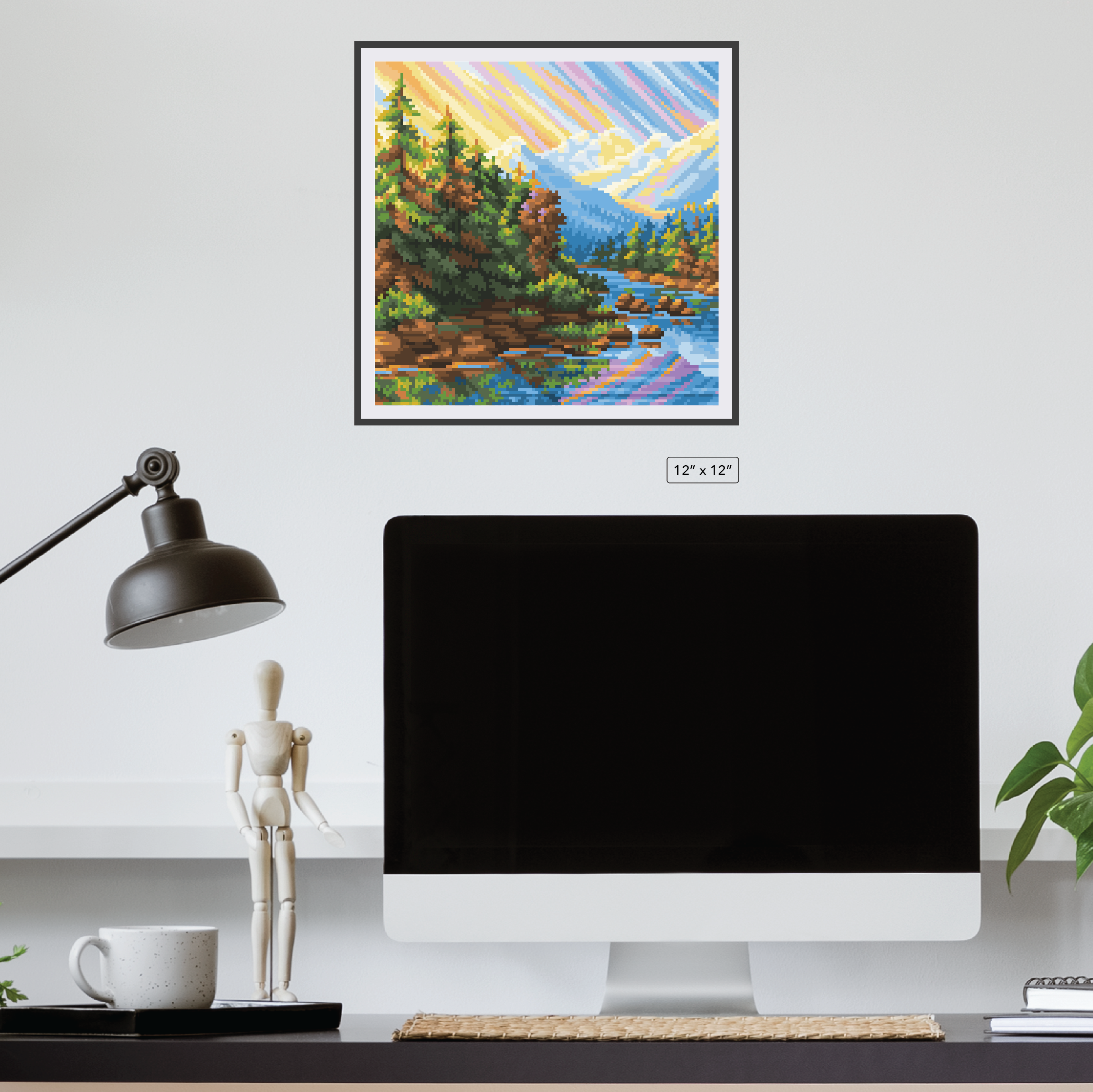 Morning Mountains Canvas