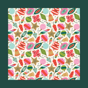 Vintage Christmas Ornaments Canvas