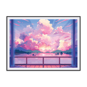 Pink Clouds Canvas