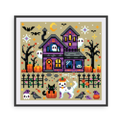 Happy Haunted Home Canvas