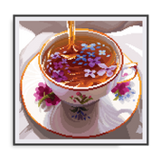 Purple Tea Canvas