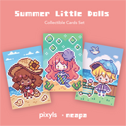 Summer Little Dolls Collectible Cards