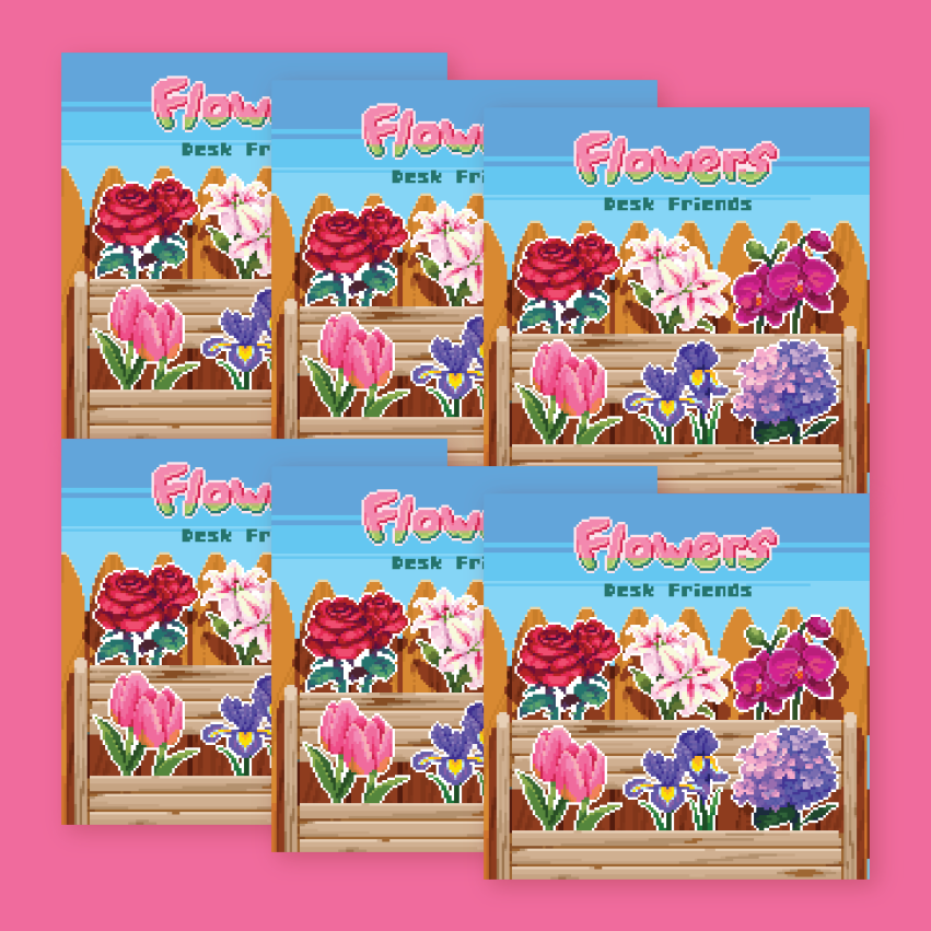 Flowers Desk Friends Blind Box Full Set