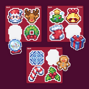 Christmas Bixyls Sticker Sheet