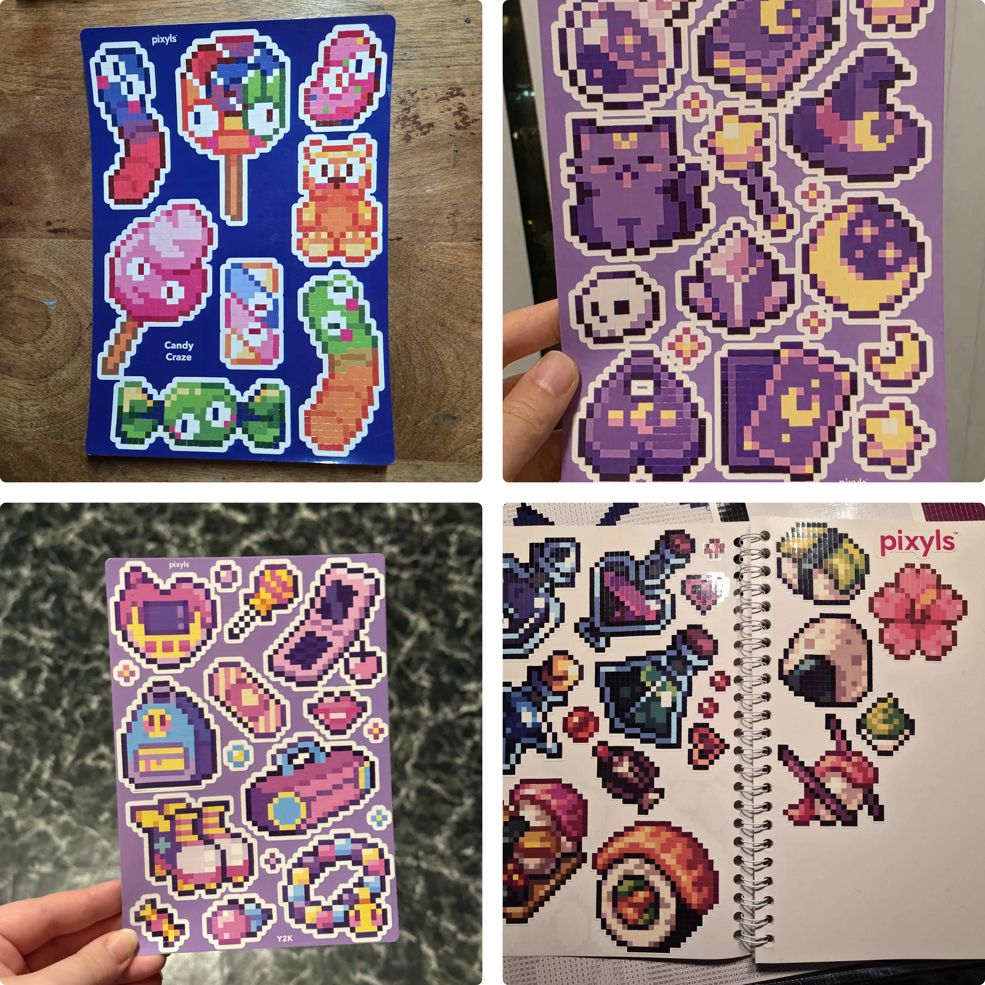 Pixyls Sticker by Number Sticker Sheets