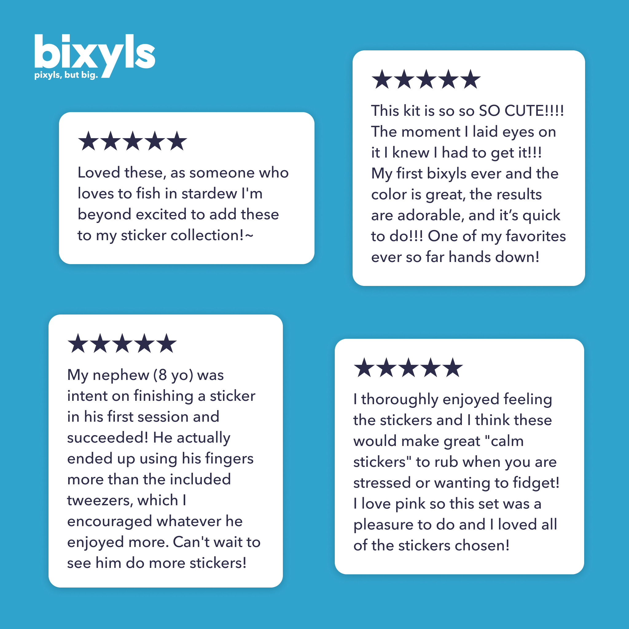 Unlikely Friends Bixyls Sticker Sheet