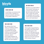 Snacks Bixyls Sticker Sheet