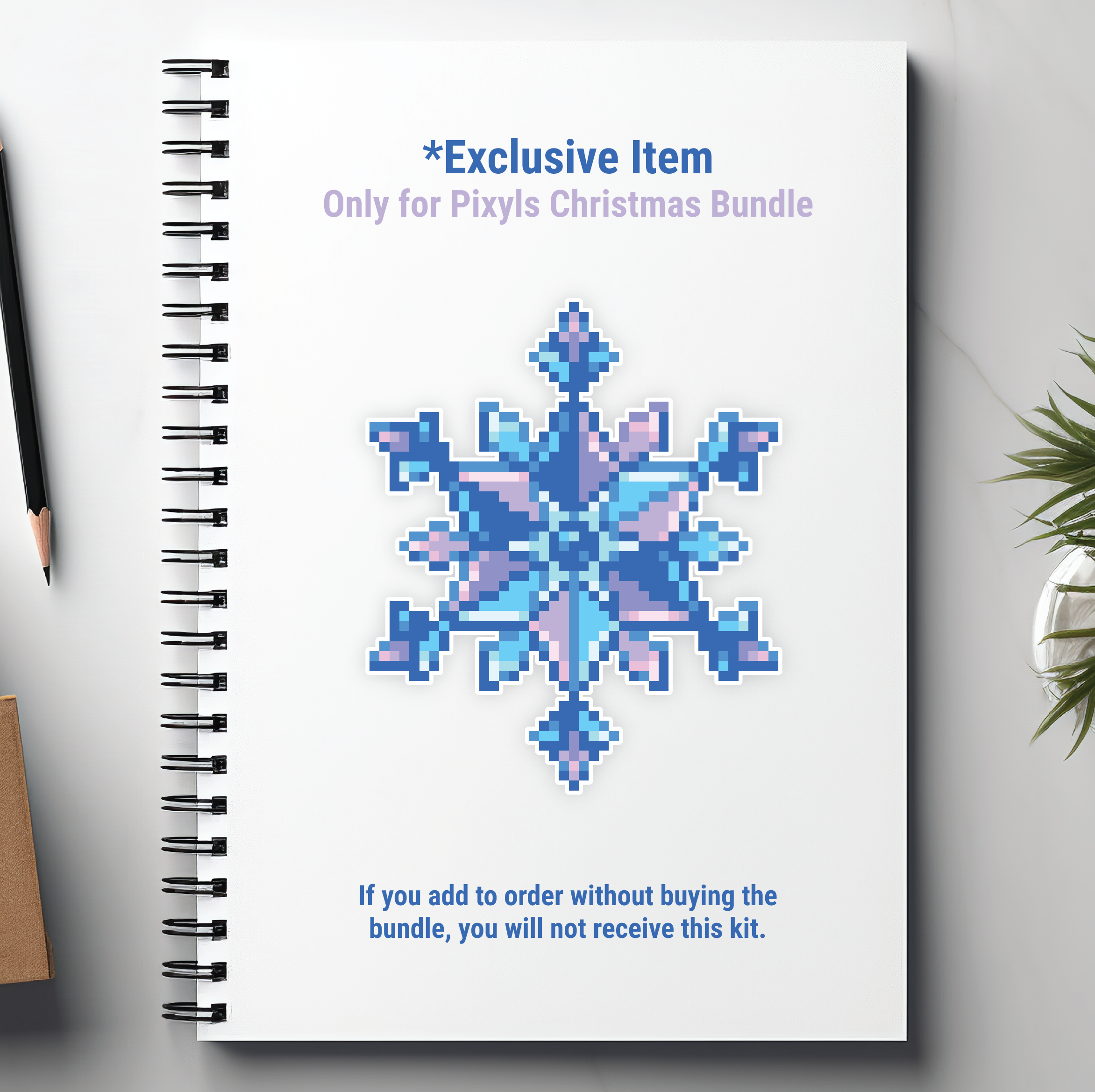 Glass Snowflake Sticker