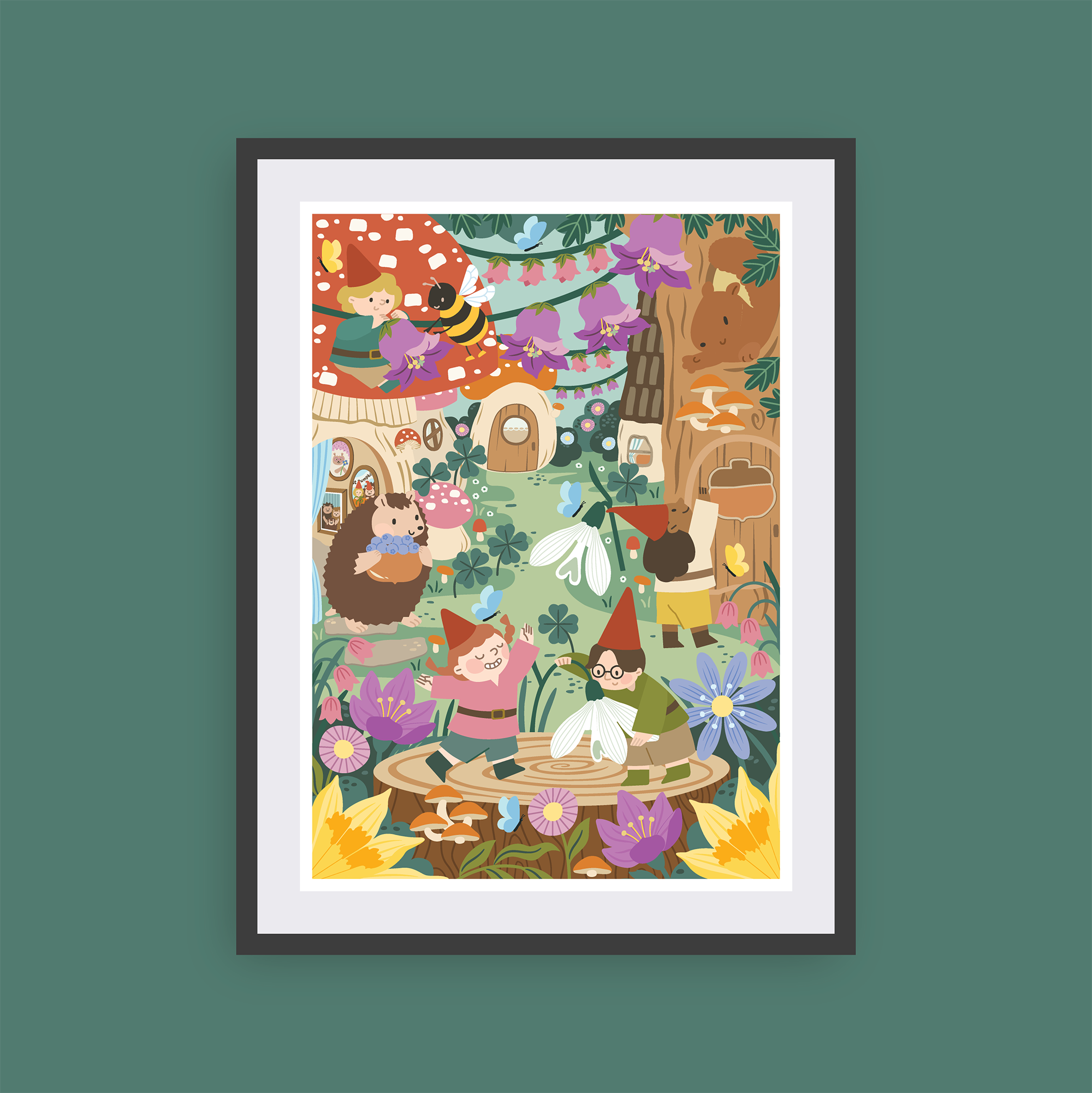 Gnome Sweet Gnome Canvas