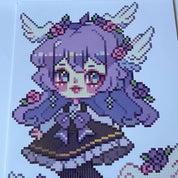 Purple Angel Canvas