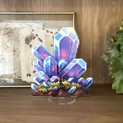 Blue Crystal Acrylic Standee