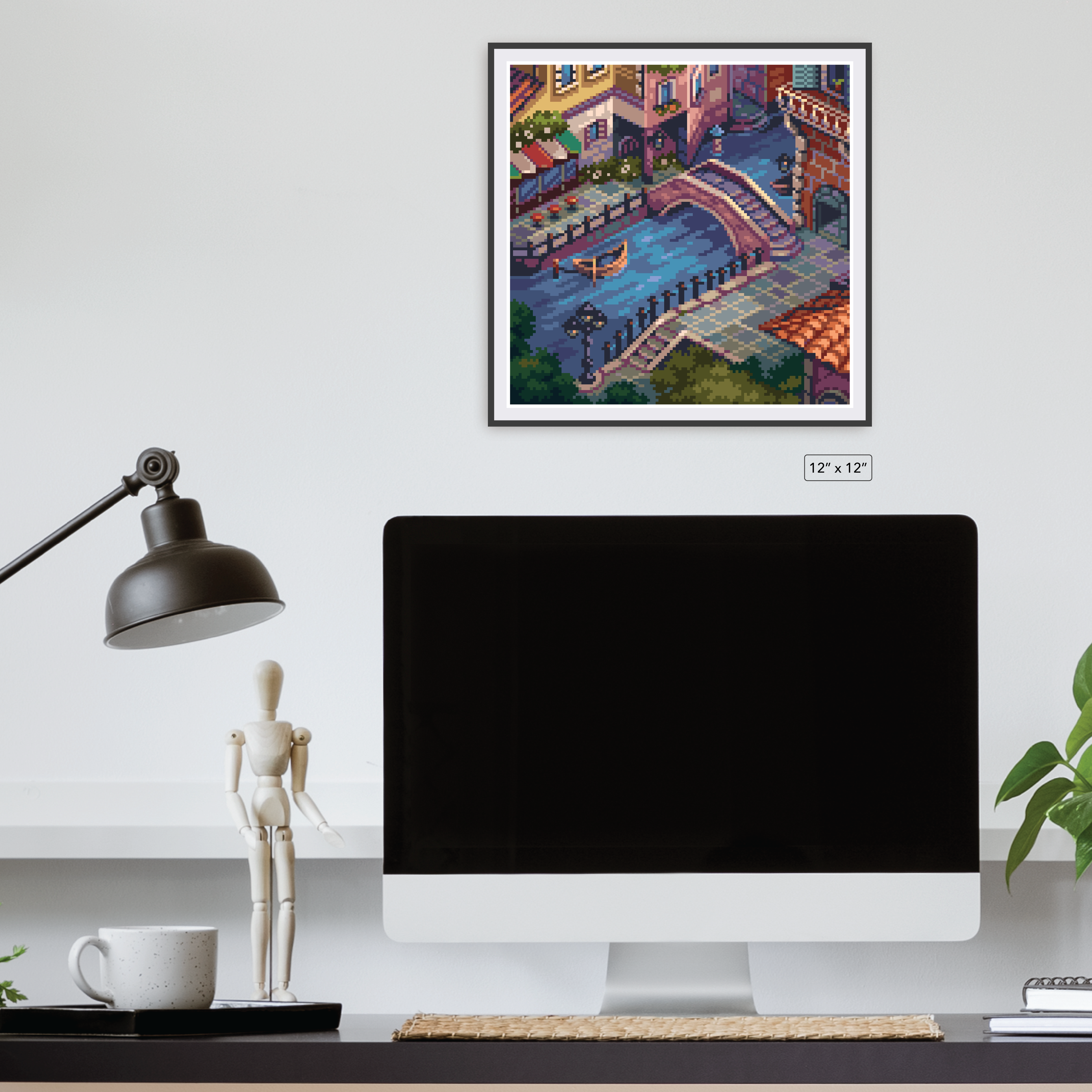 Isometric Venice Canvas