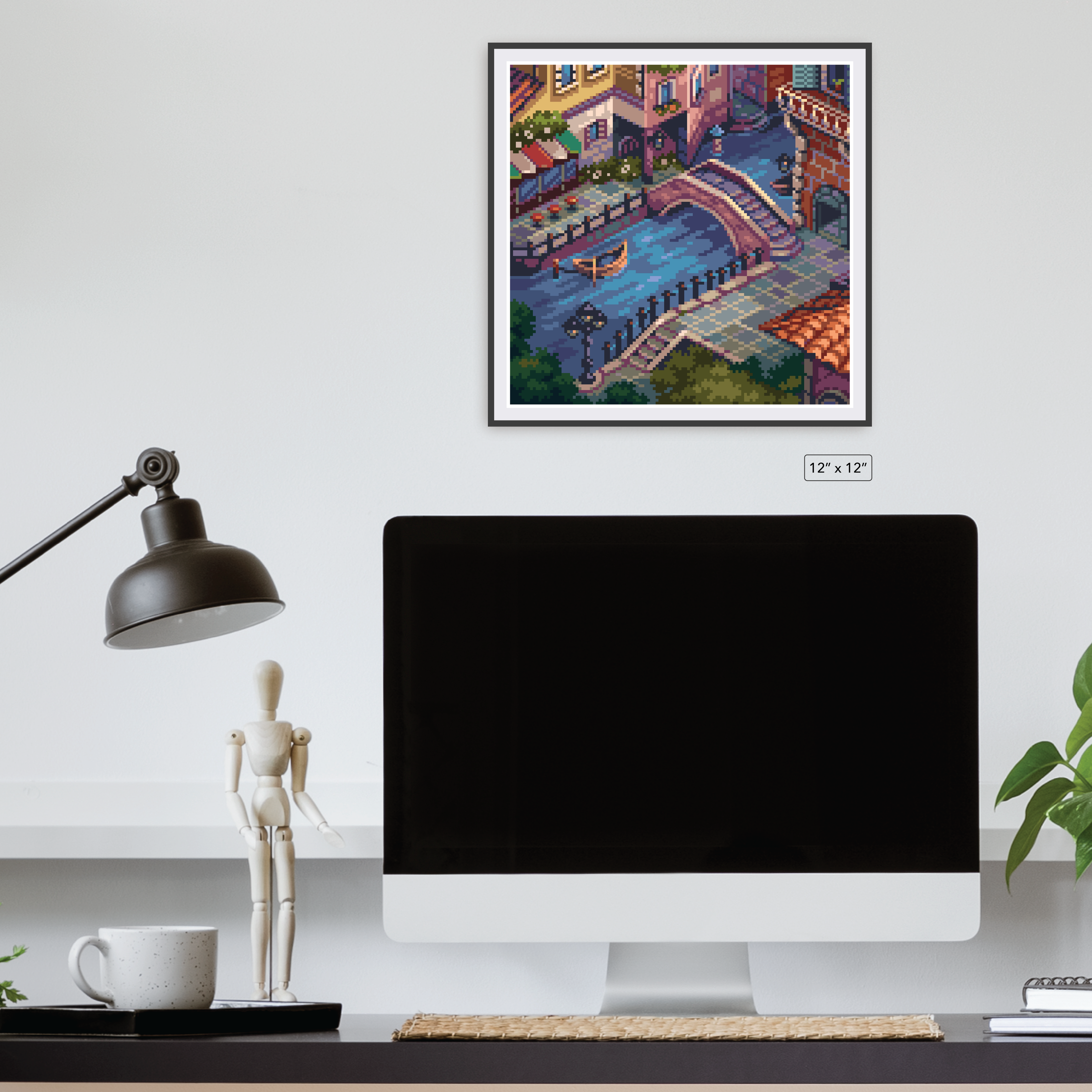 Isometric Venice Canvas