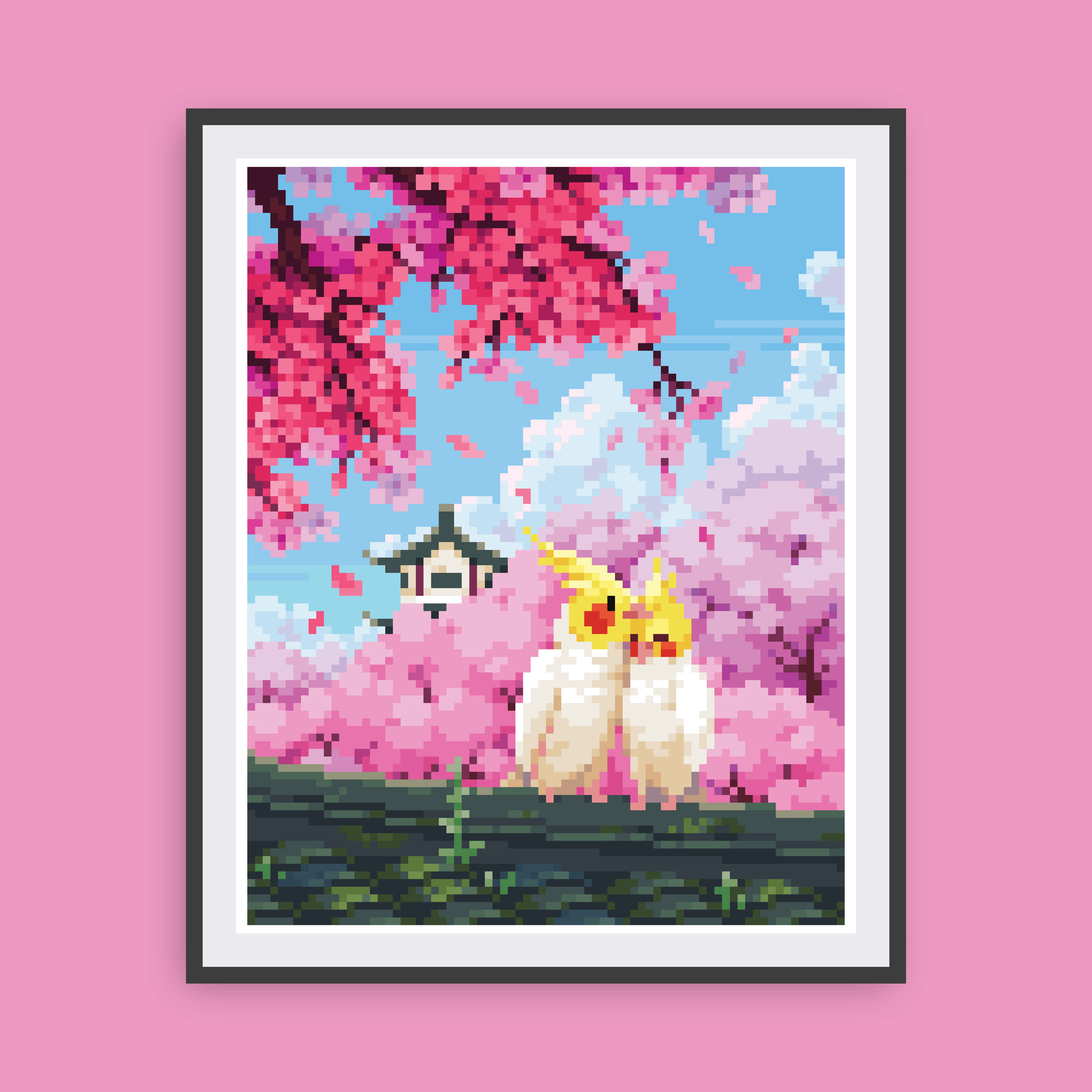 Lovebirds Canvas