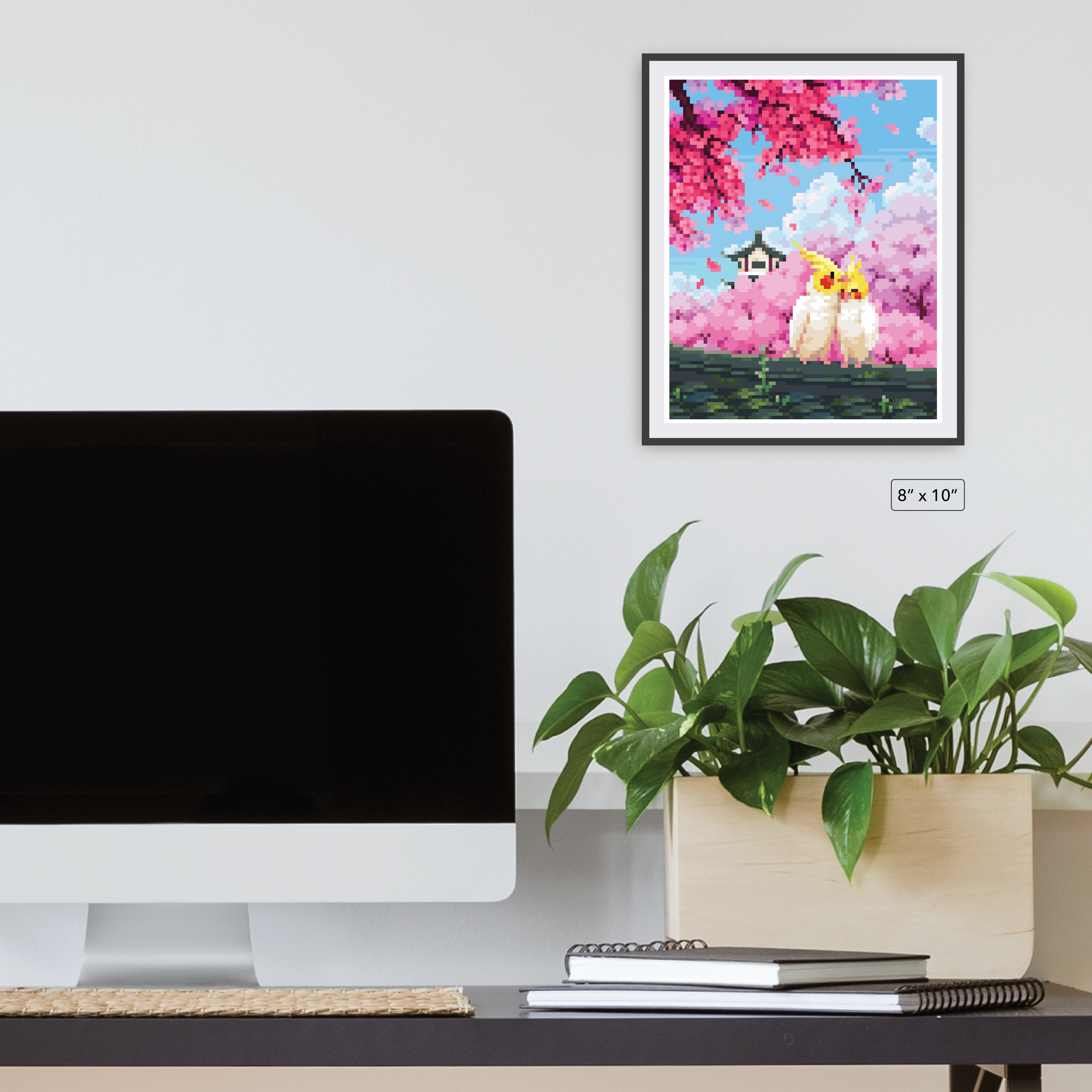 Lovebirds Canvas