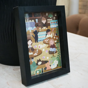 Cat Café Canvas
